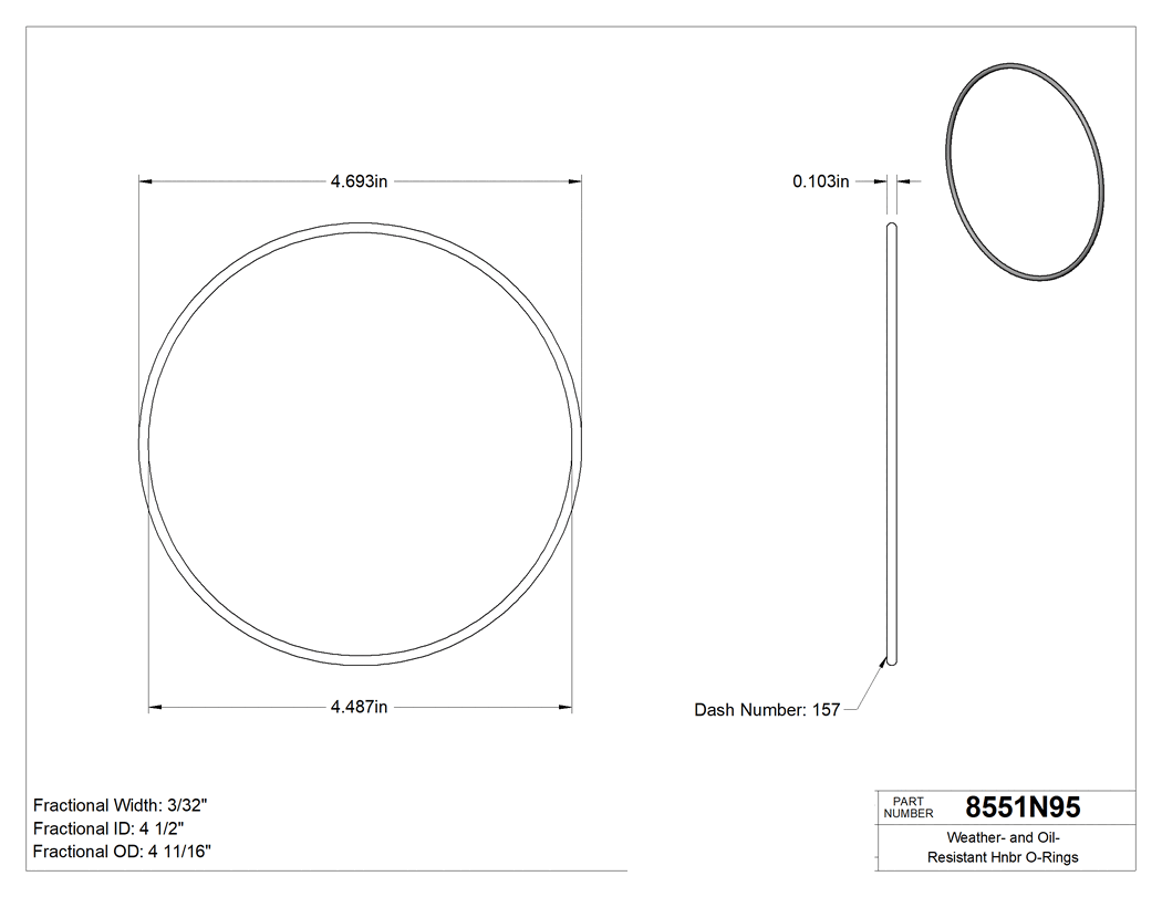 Technical drawing - 8551N95